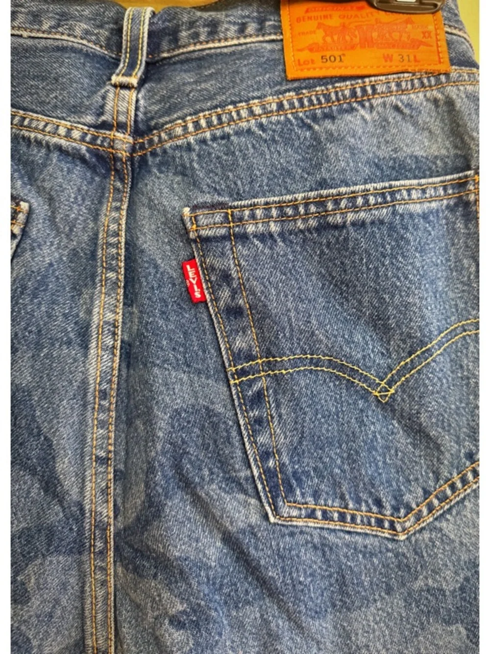 Levi’s 501 Camo Print Cutoff Shorts